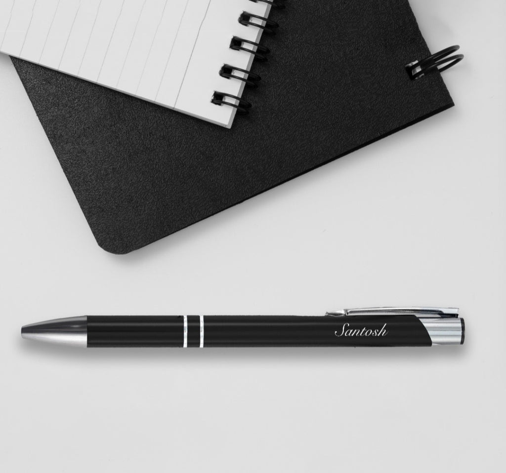 Custom Engraved Metal Pen – Twisted, Classic, Click
