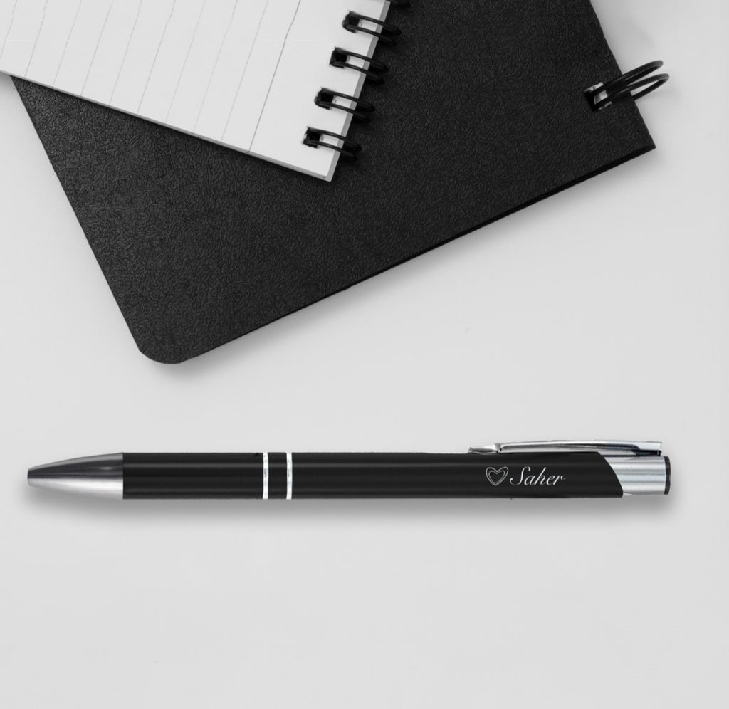 Custom Engraved Metal Pen – Twisted, Classic, Click