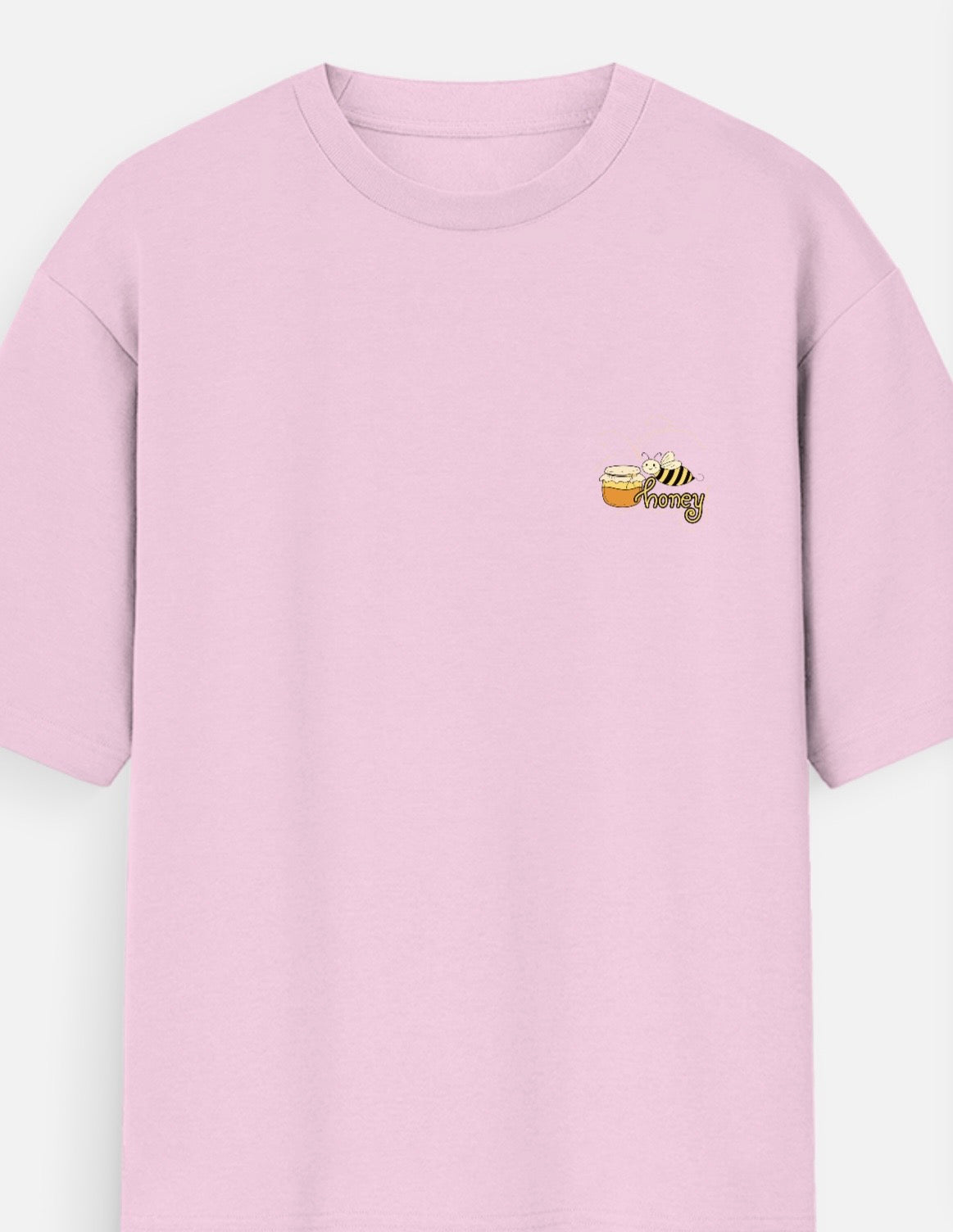 Honey Embroidered Oversized T-Shirt | 100% Cotton