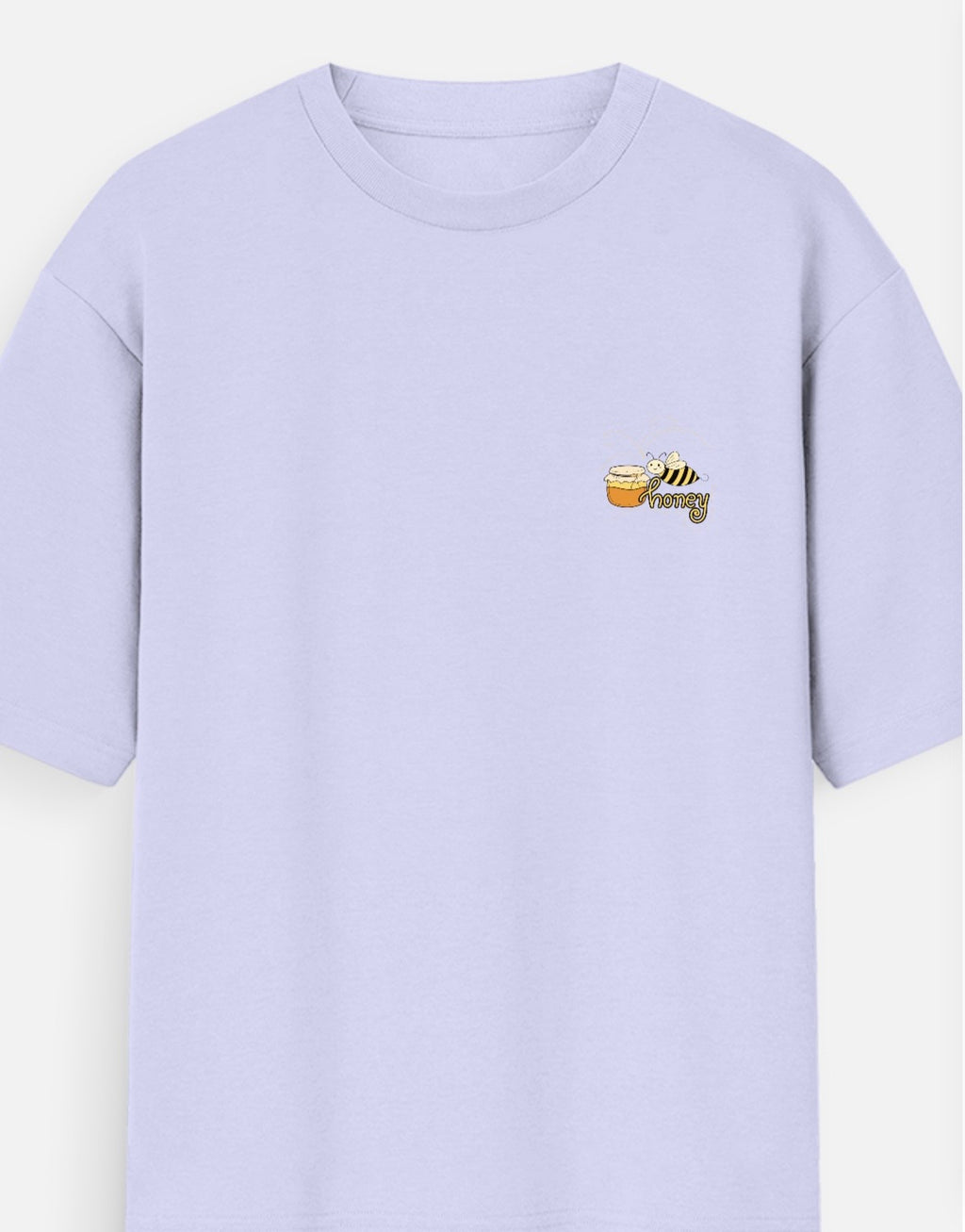 Honey Embroidered Oversized T-Shirt | 100% Cotton