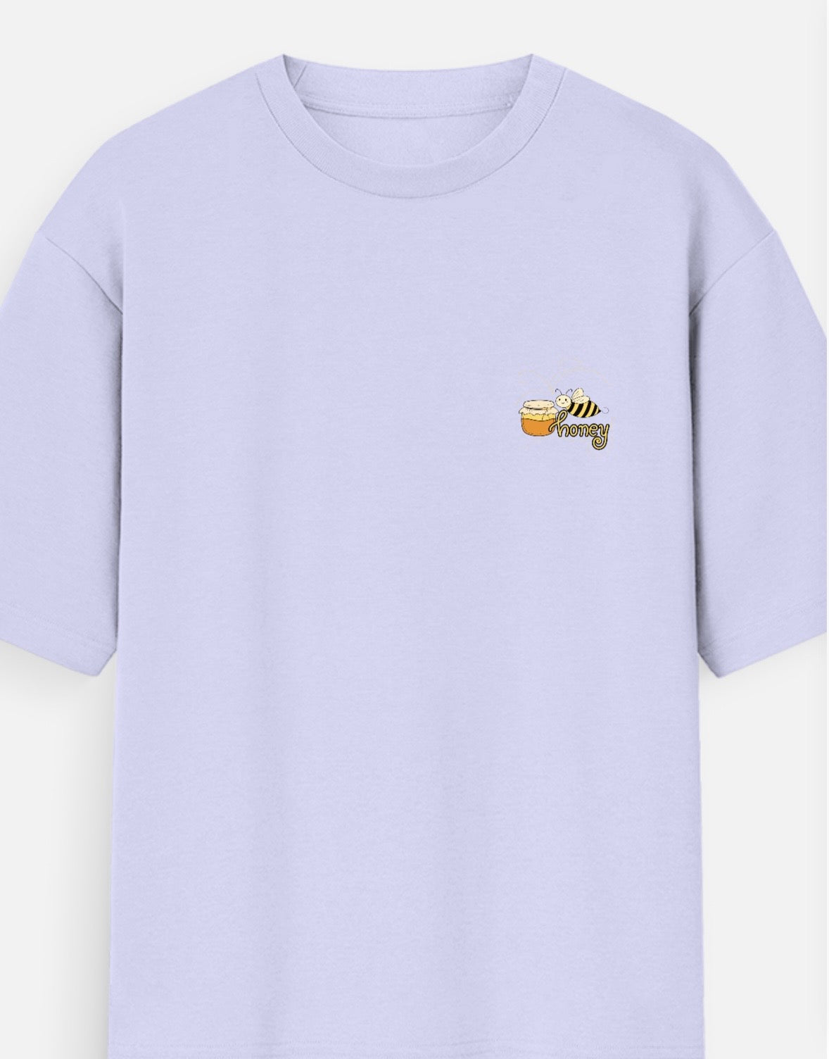 Honey Embroidered Oversized T-Shirt | 100% Cotton