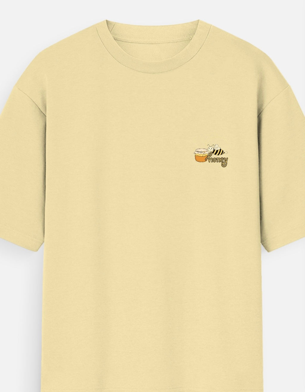 Honey Embroidered Oversized T-Shirt | 100% Cotton