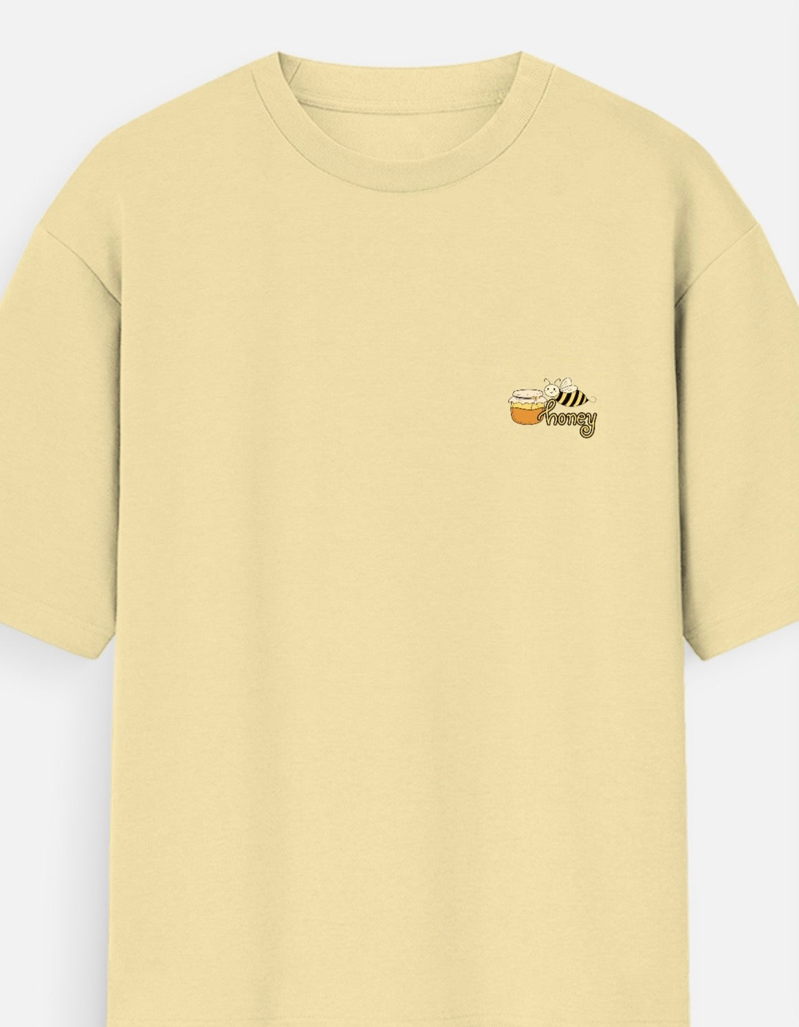 Honey Embroidered Oversized T-Shirt | 100% Cotton