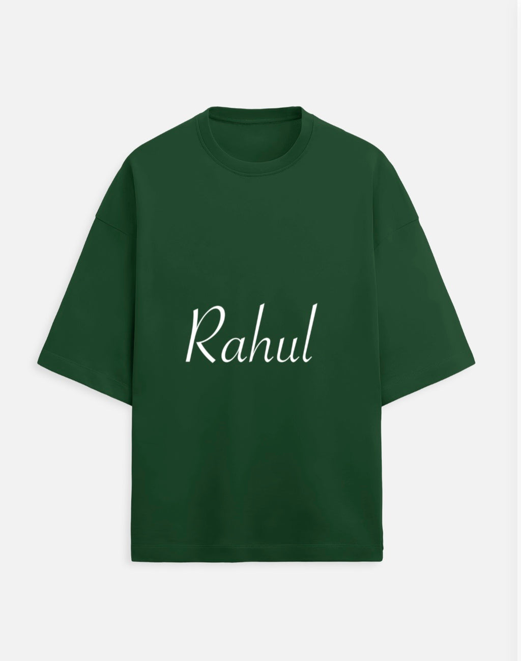Custom Puff Print Terry Oversized Tee