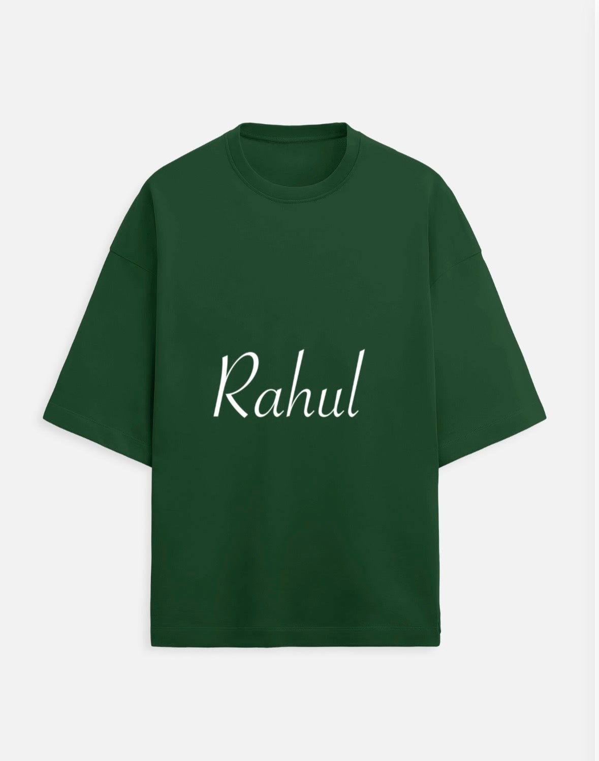 Custom Puff Print Terry Oversized Tee