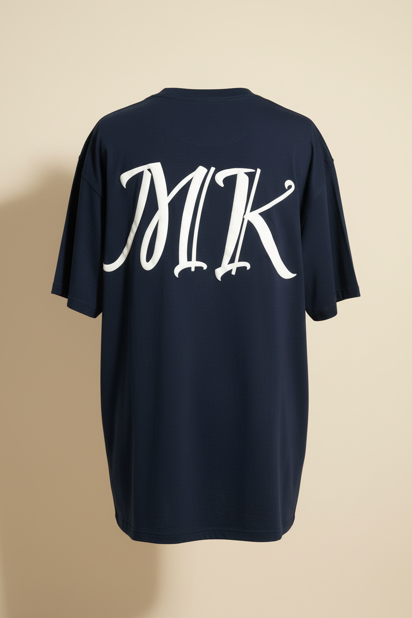 Custom Puff Print Terry Oversized Tee