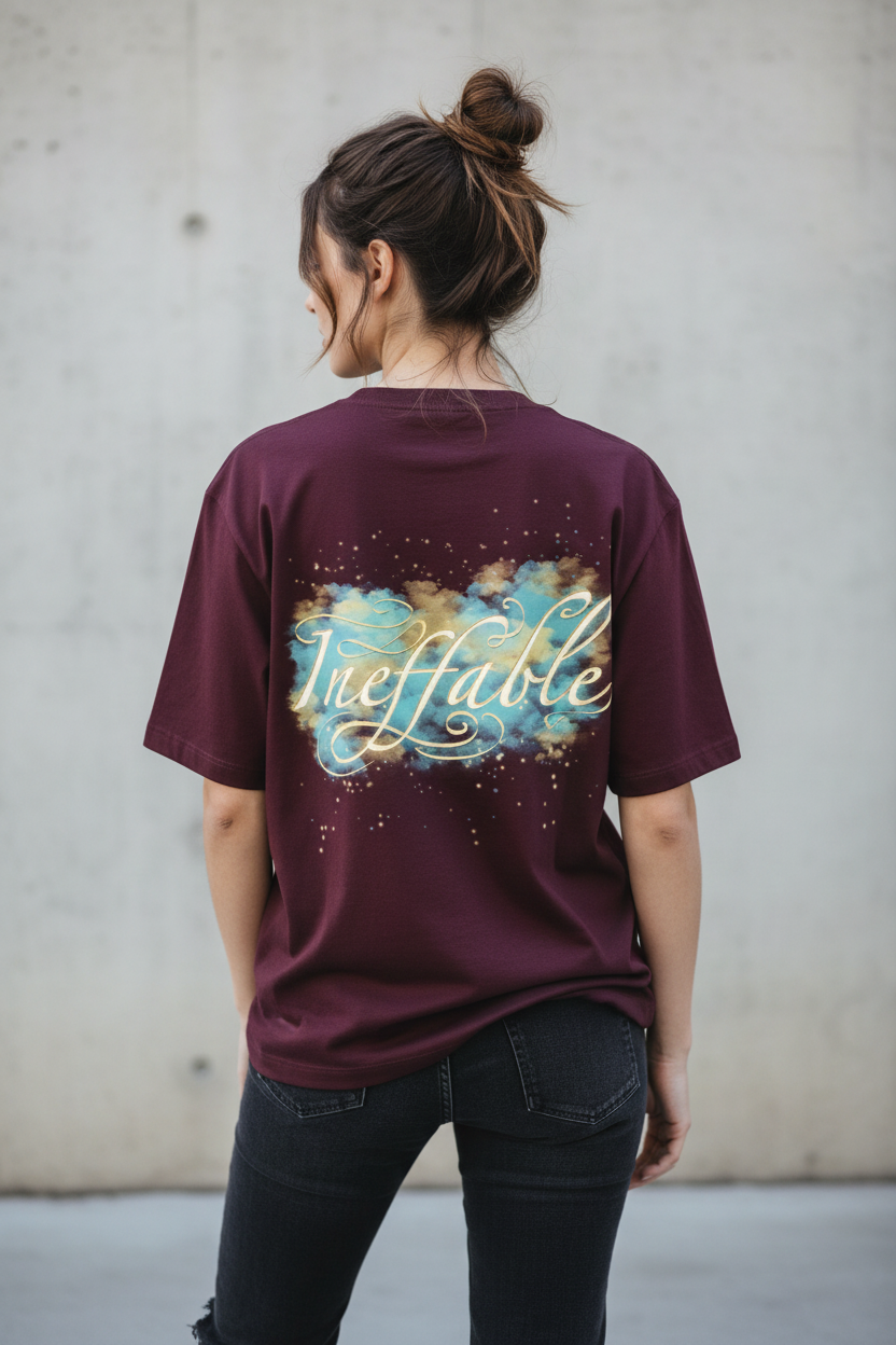 Maroon - Female Model Back
