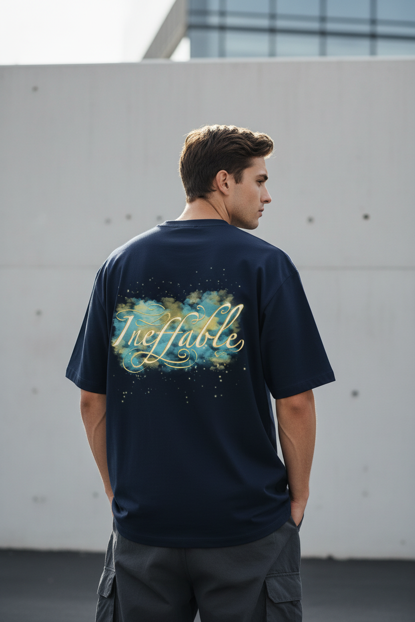 Navy Blue - Model Back Shot