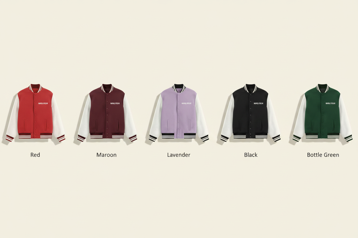 Rebuilt varsity jacket lineup