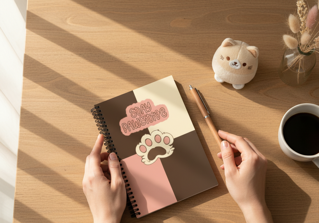 Stay Pawsitive NotePad – Lifestyle